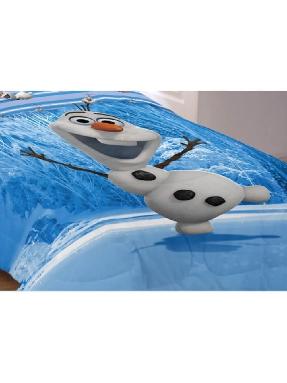 Disney Olaf Blue Frozen Twin Comforter